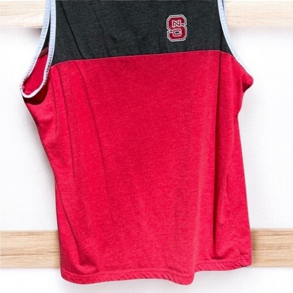 🐺Men's North Carolina / NC State Red & Gray Wolfpack Gear Tank Top Size XL EUC - Picture 4 of 6
